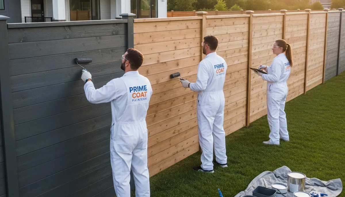 Professional fence painting in San Francisco, CA protecting wood from coastal moisture and salt air
